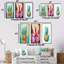 «Exotic Pineapple Oasis», ensemble de 3 reproductions d'art mural ananas-360043073-360043077