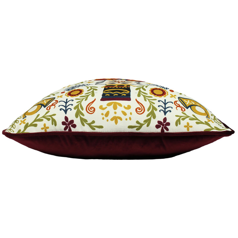 Multicolour Square Throw Cushion