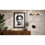Sculpted Visage Graphic Art - Framed Print-1840348602-1840348596