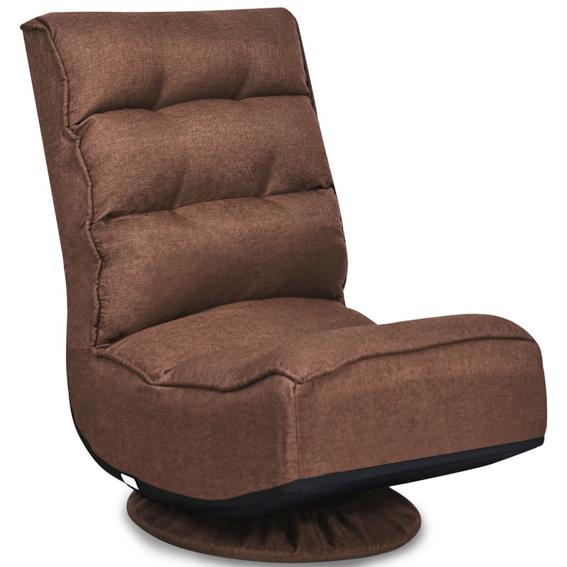 Trule Reclining Ergonomic Swiveling PC & Racing Game Chair, Coffee