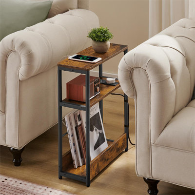 Antioch Floor Shelf End Table