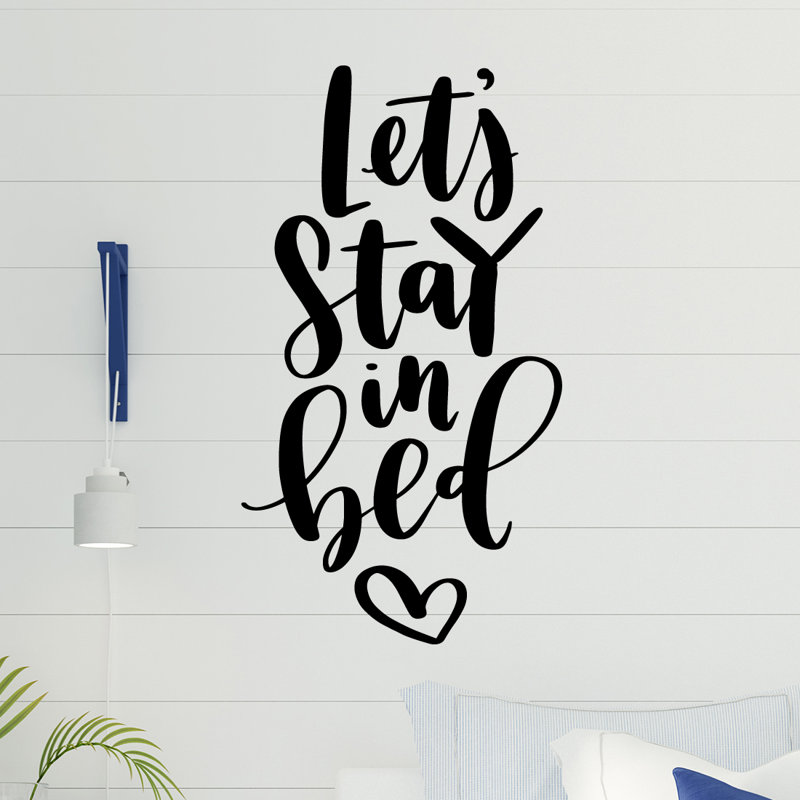 Text & Numbers Wall Decal