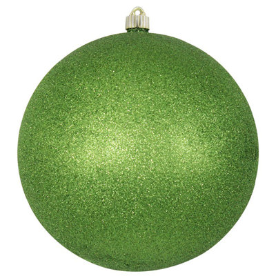 Lime Glitter 10" Shatterproof Ball Ornament