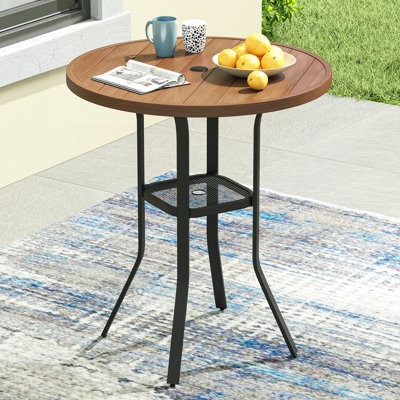 Readus Round 35.4'' Outdoor Bar Table