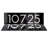 Floating Modern 4" Number Horizontal Address Plaque (5 Digits)-41299914-41299672