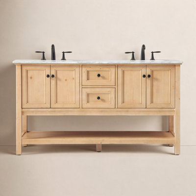 Bonsai 60'' Double Bathroom Vanity