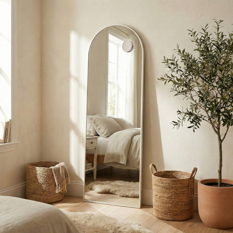 Rectangle Mirror, 160cm x 60cm, White