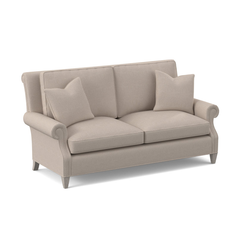 Library Sofa, Bisque, Libby Linen