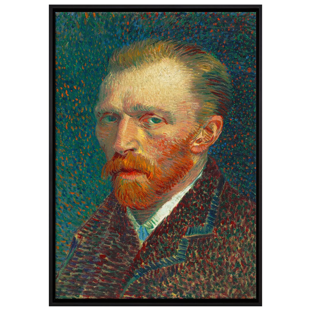 Gerahmtes Leinwandbild Self-Portrait von Vincent Van Gogh