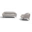 Fauteuil en cuir véritable touffeté Lamoria-70673196