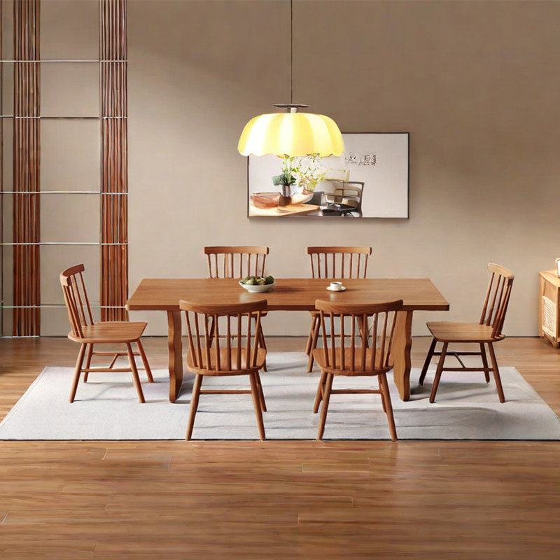 Rectangular Dining Set, 29.53"H x 86.61"L x 31.5"W