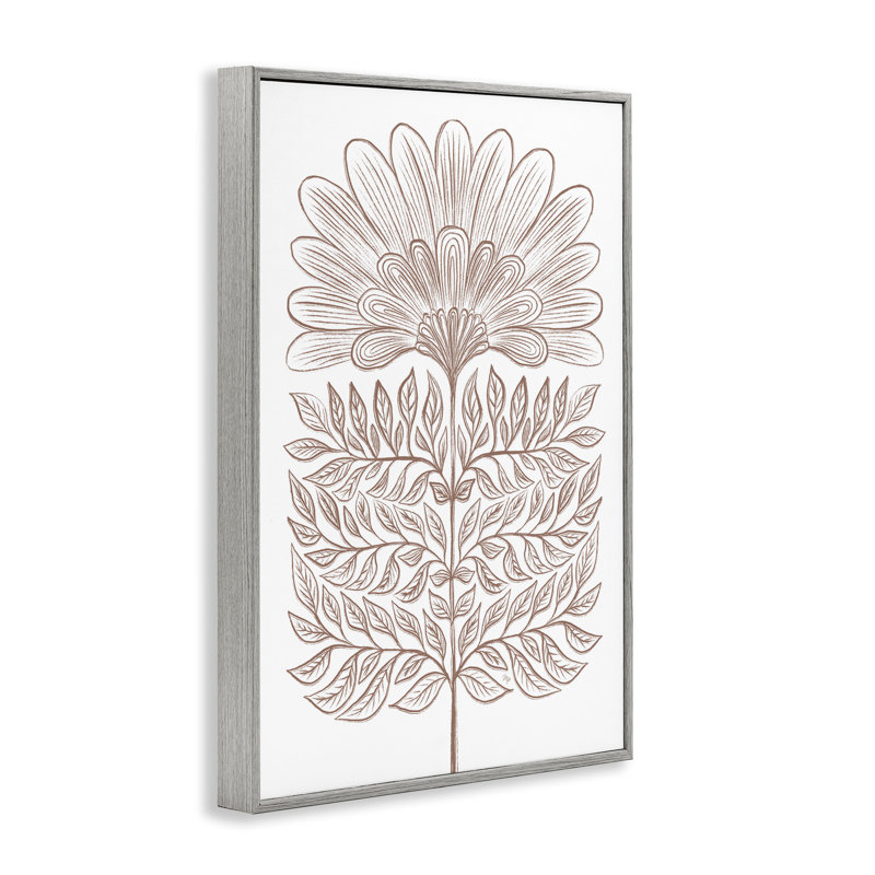Dessin symétrique de giclée par Martina Pavlova, H 18 po x l 12 po, Estampe numérique Farmhouse