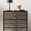 Metal 12 - Drawer Rectangle Accent Chest