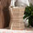Challise Bohemian Woven Grasscloth Hourglass End Table