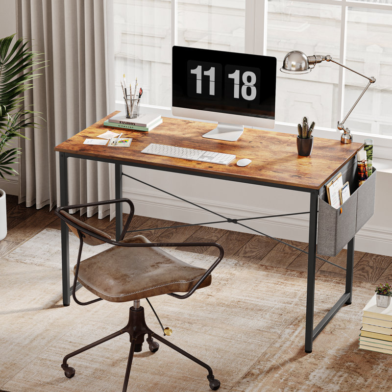 Metal Base Computer Desk