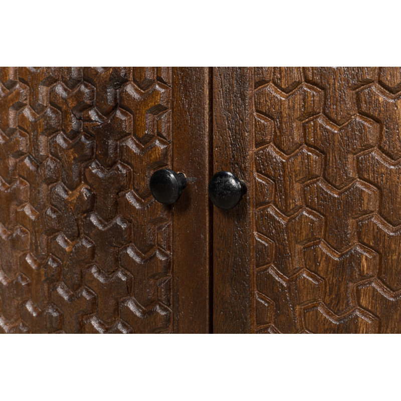Battle Chainmail 64'' W Solid Wood Sideboard