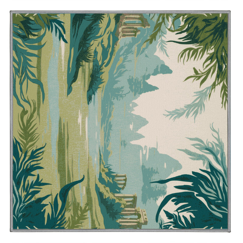 Spirit Flame Rug, Square 8'