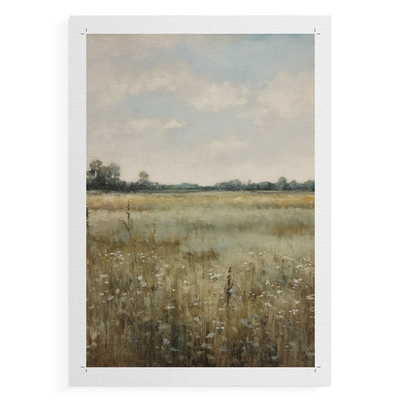 «Vintage Landscape XVIII», impression sur toile seulement - non encadrée, H 48 po x l 32 po
