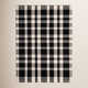 Tattersall Black Handwoven Indoor/Outdoor Rug