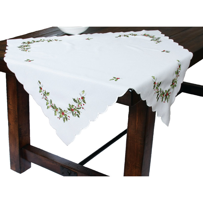 Samford Embroidered Table Topper
