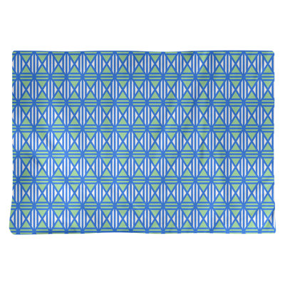 Napperon de 18 po à motif de losanges doublé classique