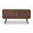 Contemporary Walnut Wood Media Cabinet / Solid Walnut