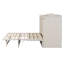 Lit escamotable double pleine grandeur avec grands tiroirs de rangement, lit pliant blanc et peu encombrant-815061293-815061295