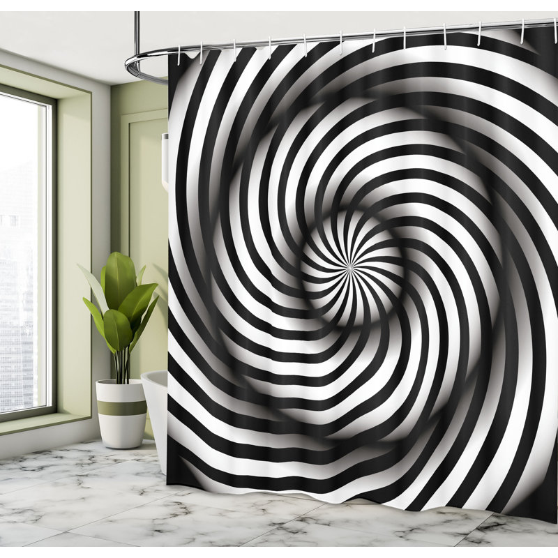 Shower Curtain with Hooks Included, 84"H x 69"W