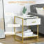 45cm W Engineered Wood Bedside Table-553650052