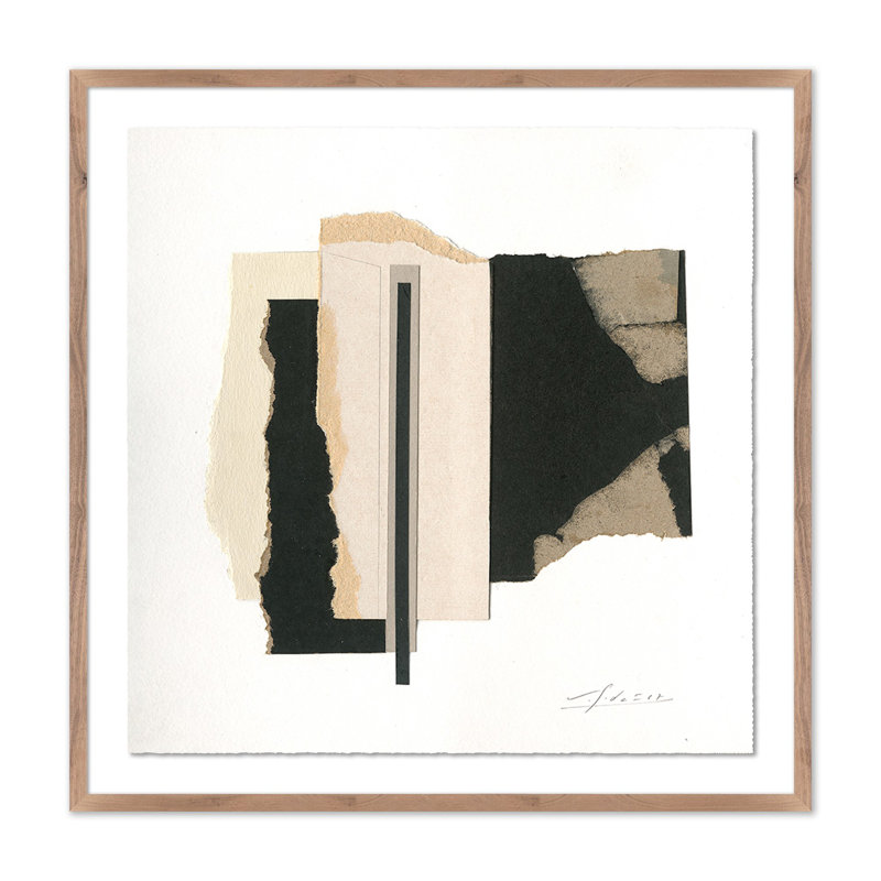No. 6 Print by Valeria Sidanez Wade Logan®, Rustic Walnut Framed, 40" H x 40" W
