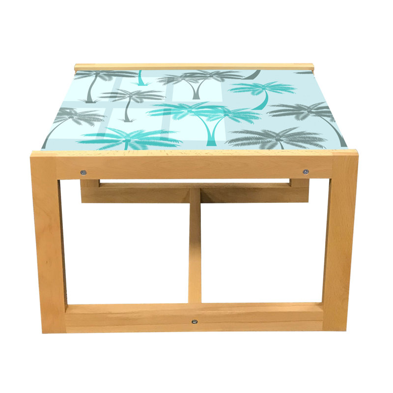 Isaiahs Trestle Coffee Table, 40cm H x 46.5cm W x 62cm D