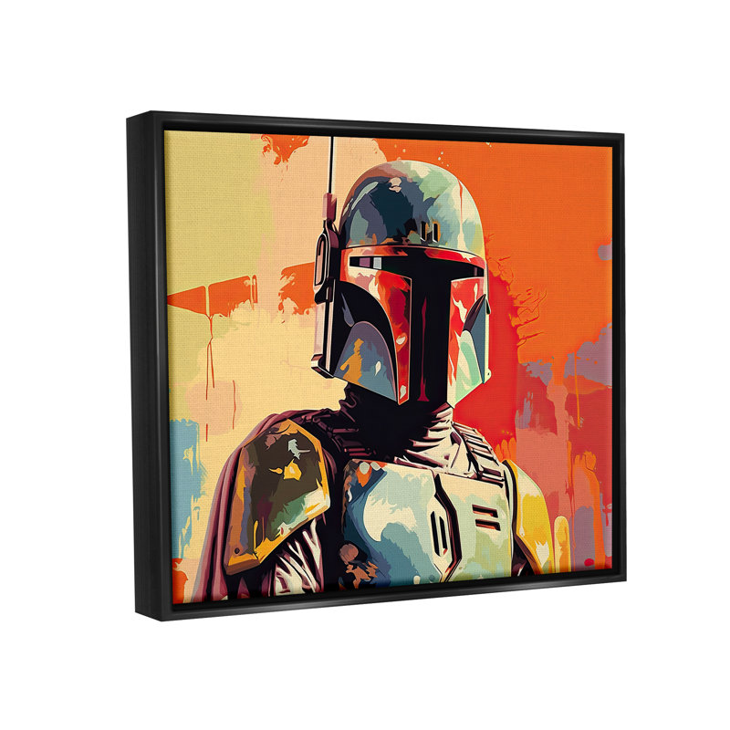 Ba-979-Floater Pop culture Sci-Fi Man, reproduction d'art sur toile, H 17 po x l 21 po x P 1,7 po