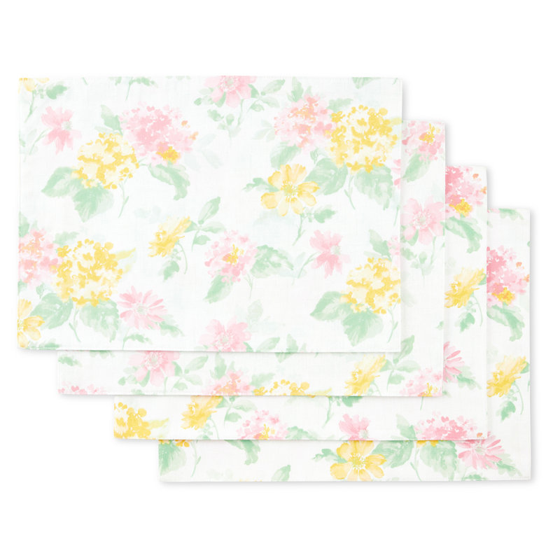 Ensemble de napperon Martha Stewart, Rose pétale