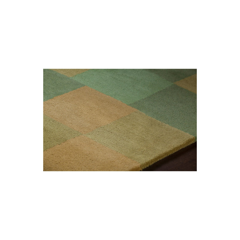 Elegant Hand-Tufted Wool Rectangular Rug, 8' x 10'