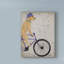 «Yellow Labrador on Bicycle», impression sur toile tendue-33421455