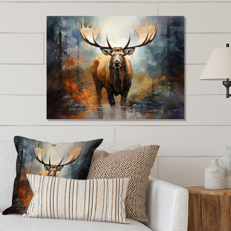 Orignal Canada majestueux II - animaux, décoration murale en métal, H 12 po x l 20 po x P 1 po