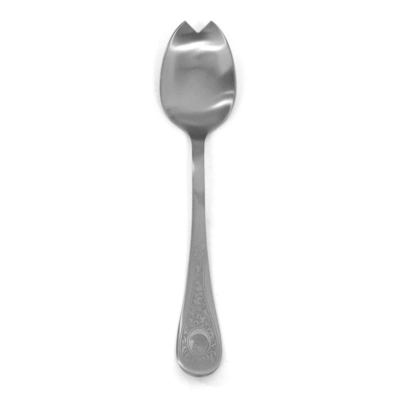 Diana Stainless Steel Salad Servers, Ice