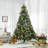 7Ft Pre-Lit Full Douglas Fir Artificial Christmas Tree With Realistic Branches, 700 Warm White LED Lights And 2154 Tips