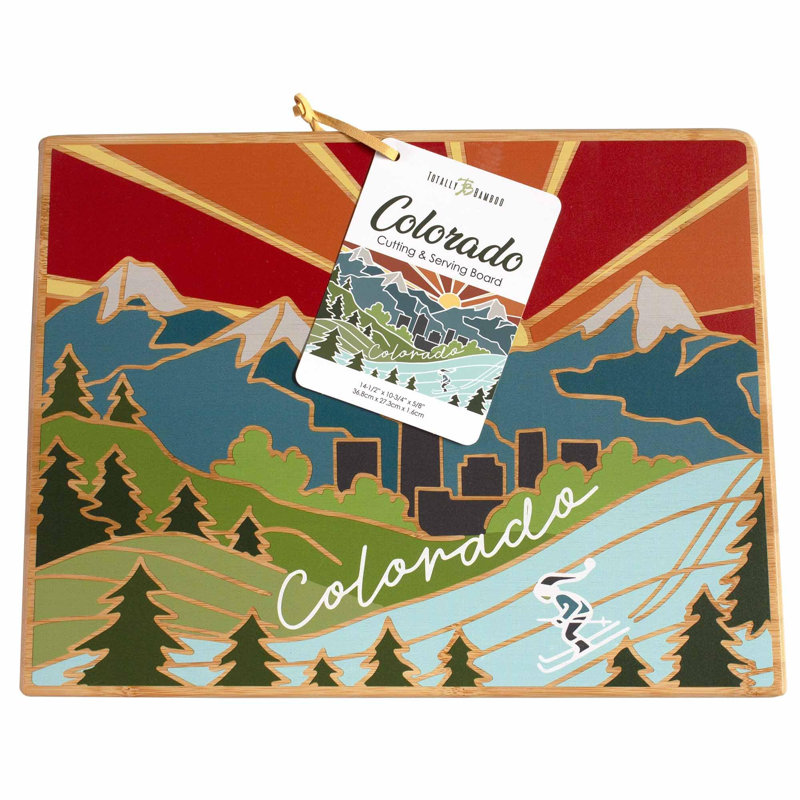 Colorado Cutting & Serving Board with Artwork by Summer Stokes