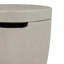 Eldora 20" Round Concrete Propane Tank Cover and Side Table by Real Flame-668661991