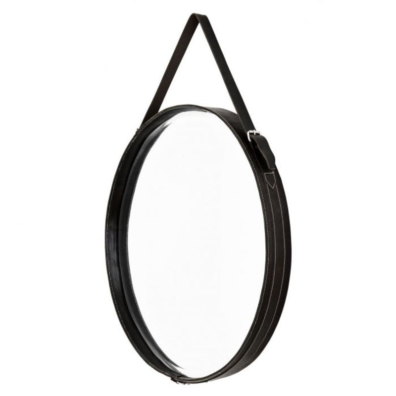 Puck Flat Beveled Mirror
