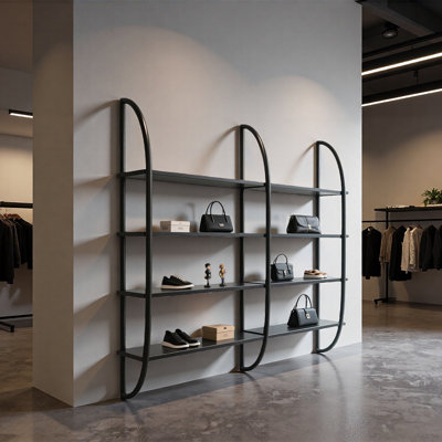 Black Iron Display Shelf