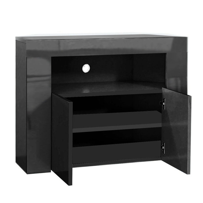 Amyjane Unfinished TV Stand for TVs up to 32", Black