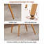 Tabouret de coiffeuse rembourré en polaire Teddy avec rangement et dossier pliant-991978879