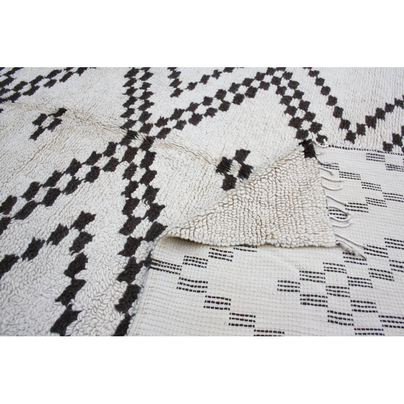 One-of-a-Kind Rectangle 6'3" X 8'5" Hand Loomed Area Rug