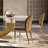 Italian style modern rectangular dining table sets-102487396