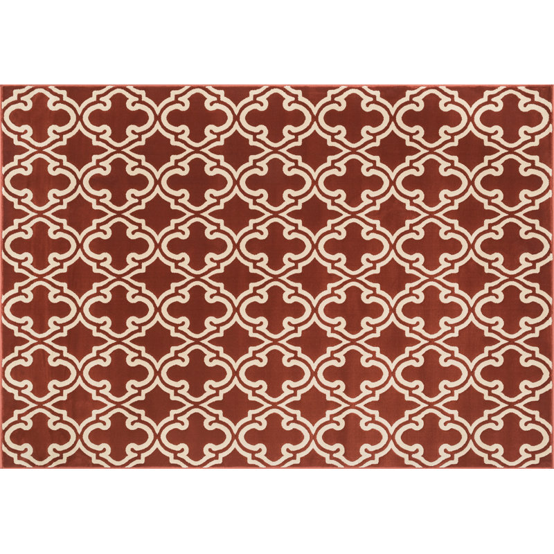 Dann Geometric Indoor Rug, Rectangle 9'2" x 12'7"