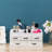 7 Compartment Wood Desktop Organizer