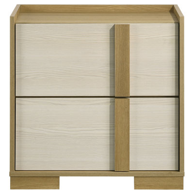 Lincoln Natural 2-drawer Nightstand Bedside Table