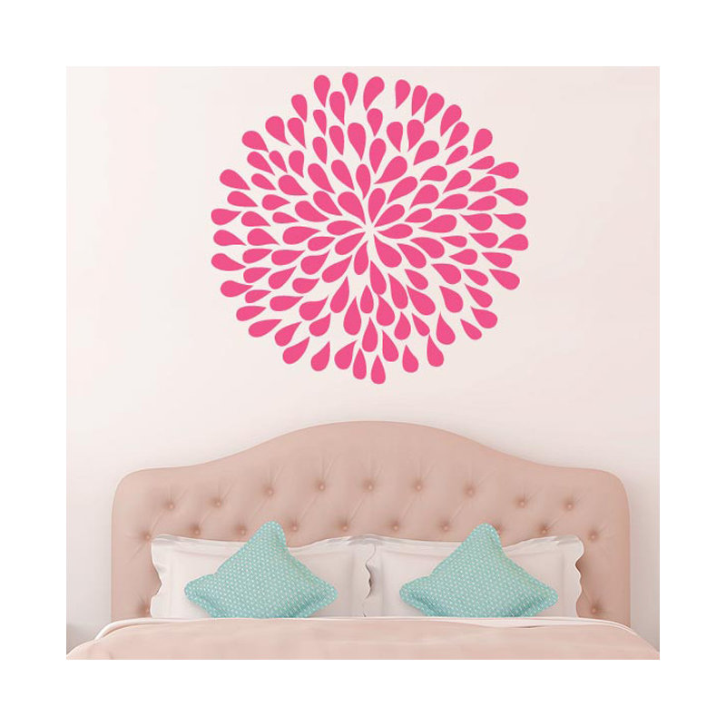 Plants & Flowers Wall Decal, Pink